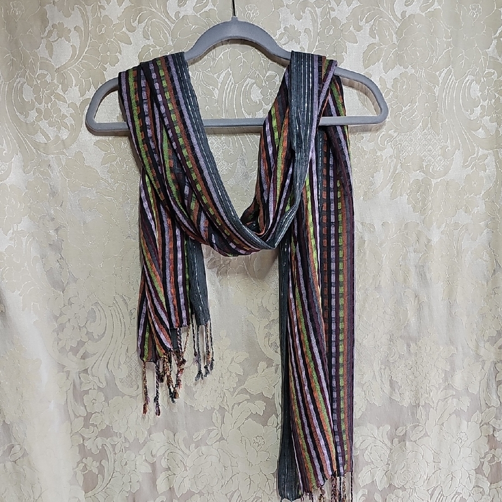 Striped Multicolor Scarf
